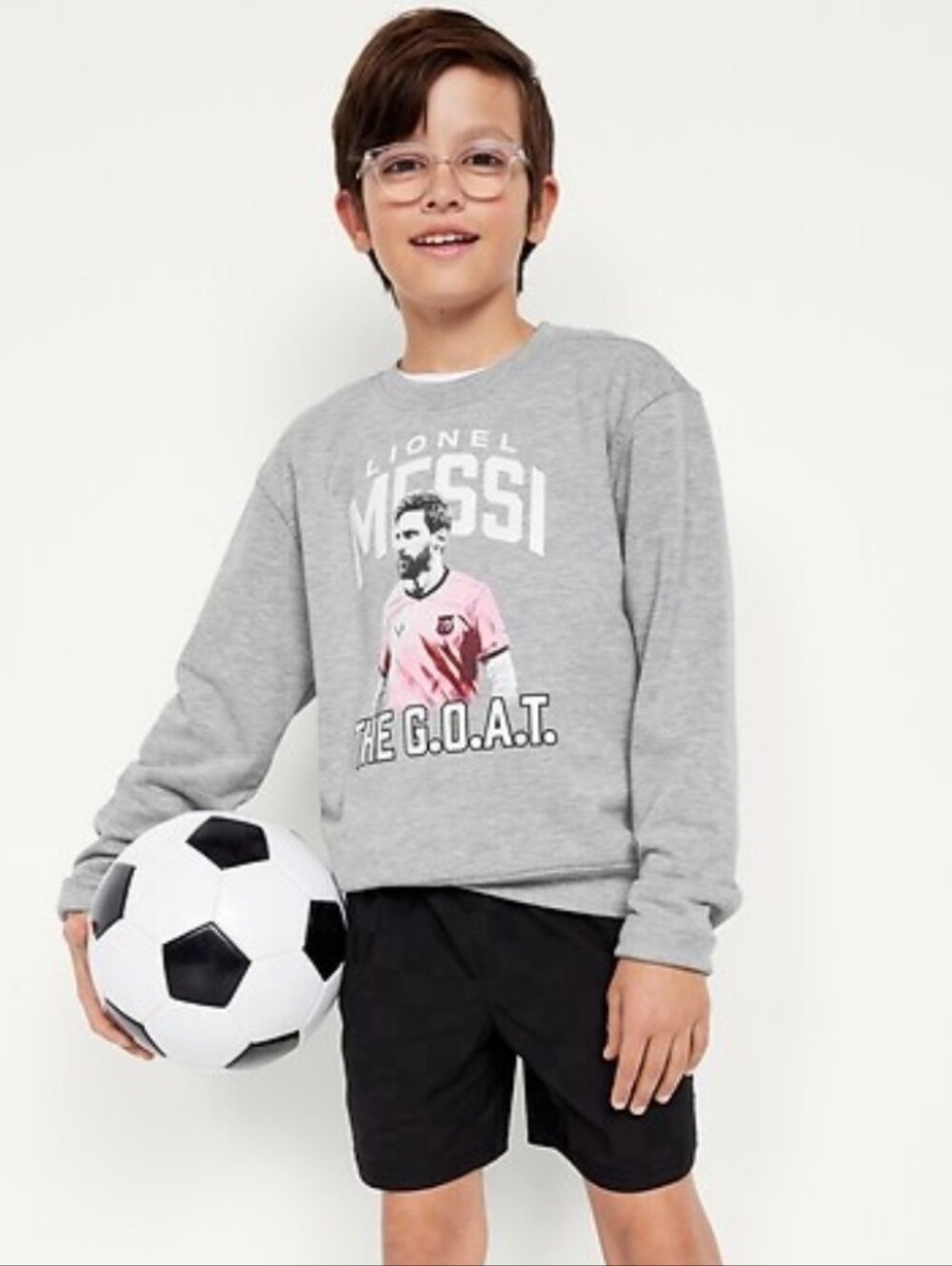 Messi™ Graphic Crew-Neck Sweatshirt for Boys